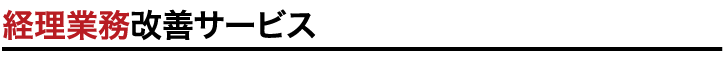 経理業務改善サービス